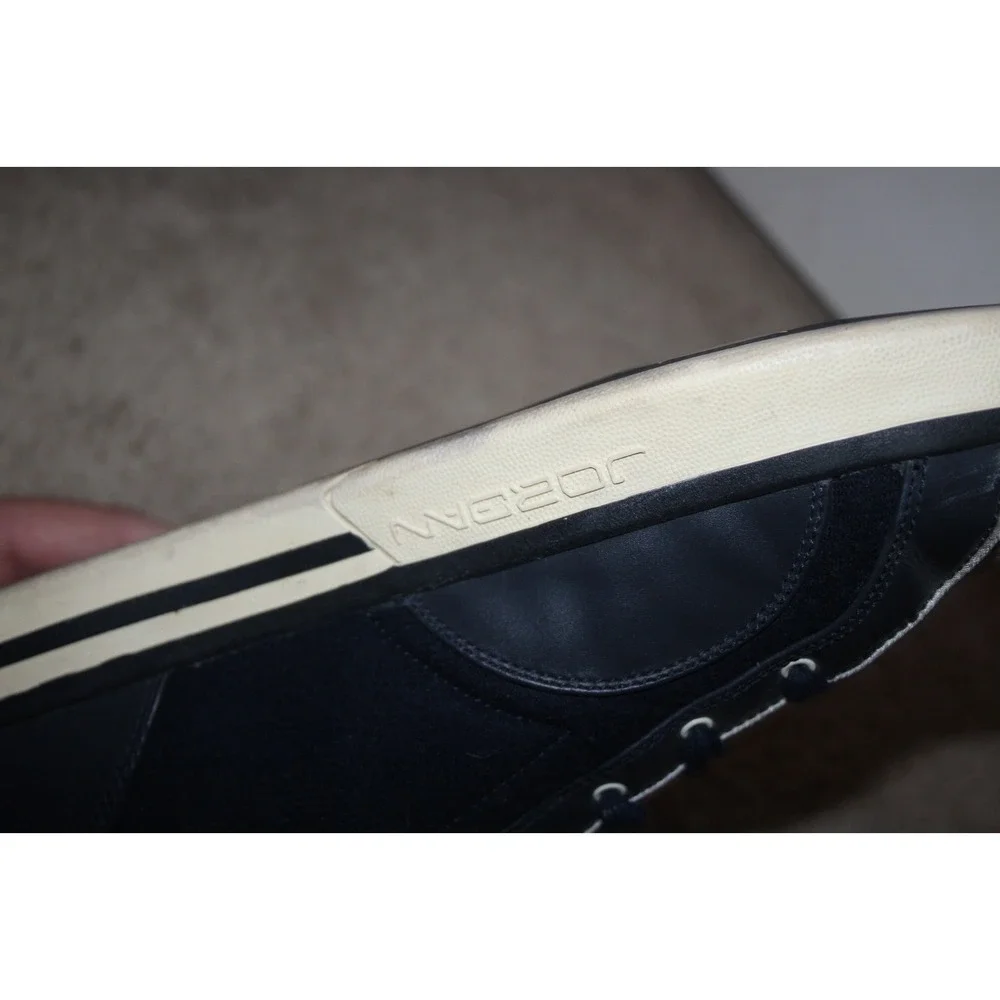 JORDAN 13 Navy Suede Cream Leather High Top Basketball Sneakers Mens